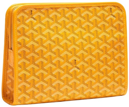 Goyard 'Yellow' Jouvence MM Toiletry Bag