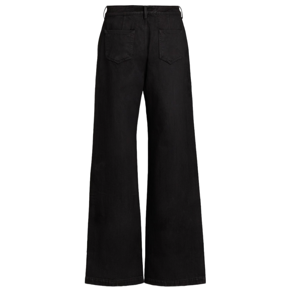 Rick Owens DRKSHDW 'Geth' Black Wax Jeans 