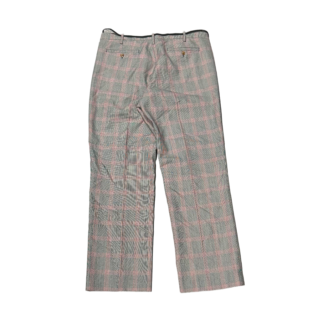 Marni 'Grey & Red' Glen Plaid Pants