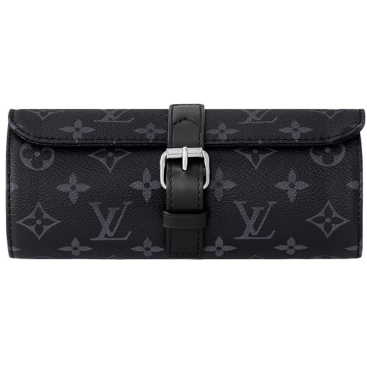 Louis Vuitton 'Eclipse' Monogram 3 Watch Roll