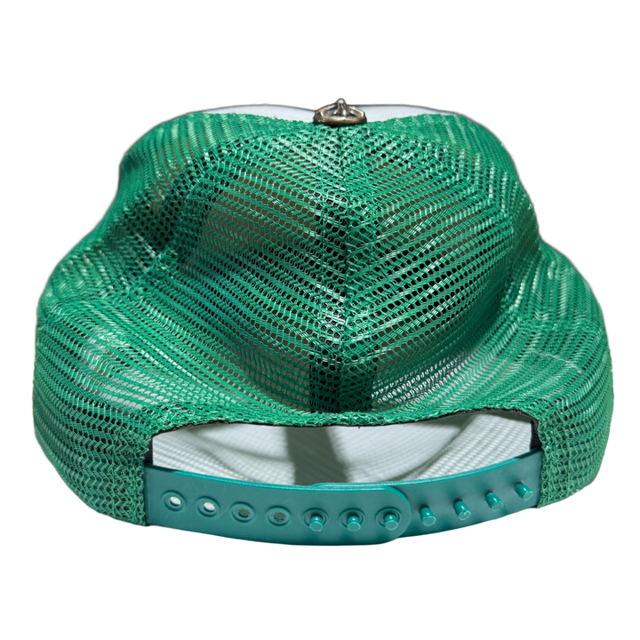 Chrome Hearts CH Hollywood Green/White Trucker Hat