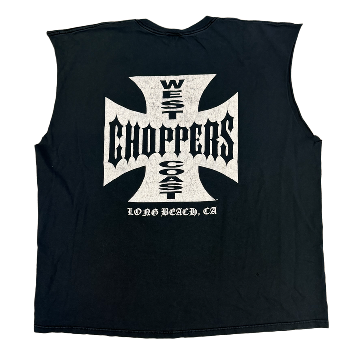 West Coast Choppers 'Faded Black' Vintage Cutoff