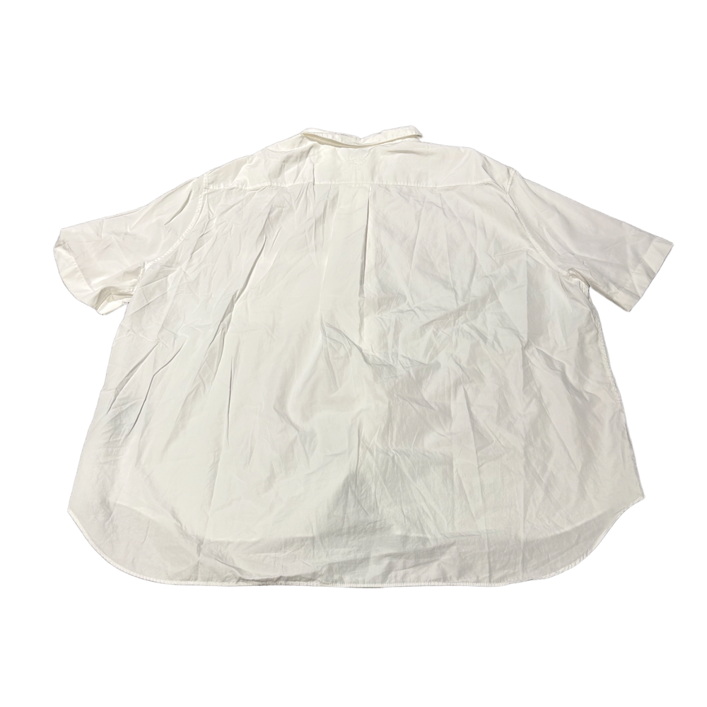 Dior 'White' Short Sleeve Button Up Logo Tee