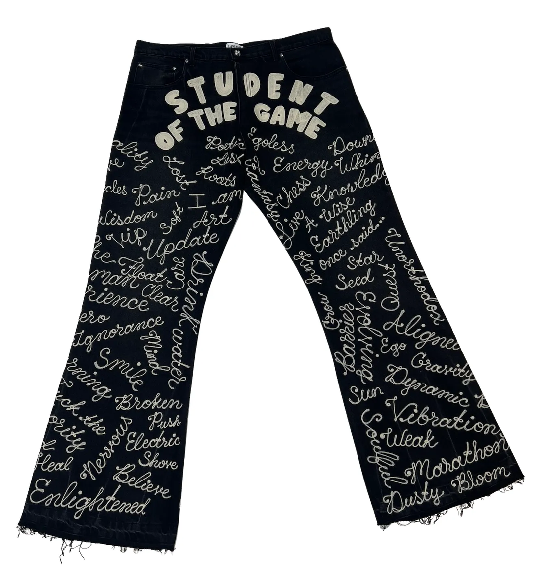 Earthling VIP 'Student' Black Denim Jeans