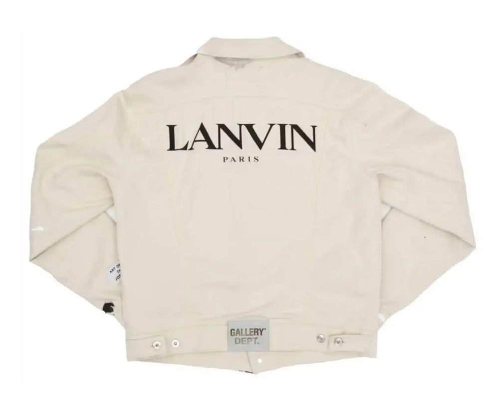 Gallery Dept x Lanvin 'Cream Painters' Denim Jacket