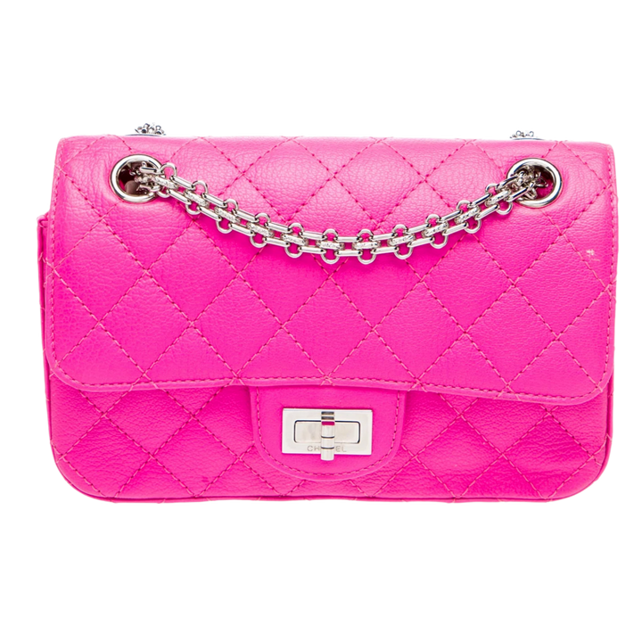 Chanel 19K 'Neon Pink Reissue' Mini Flap Bag