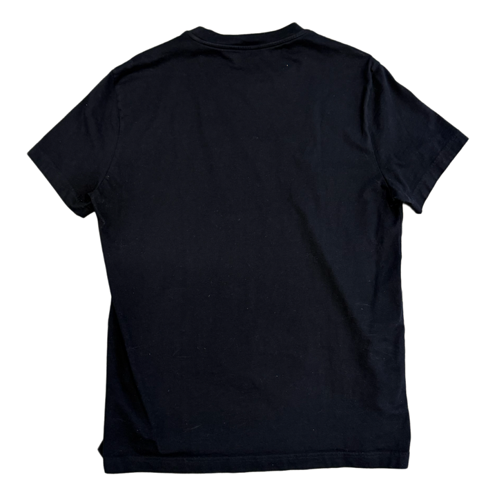 Prada 'Embroidered Logo' Black Tee
