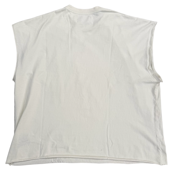 Satoshi Nakamoto 'Info Services' White Cutoff Tee