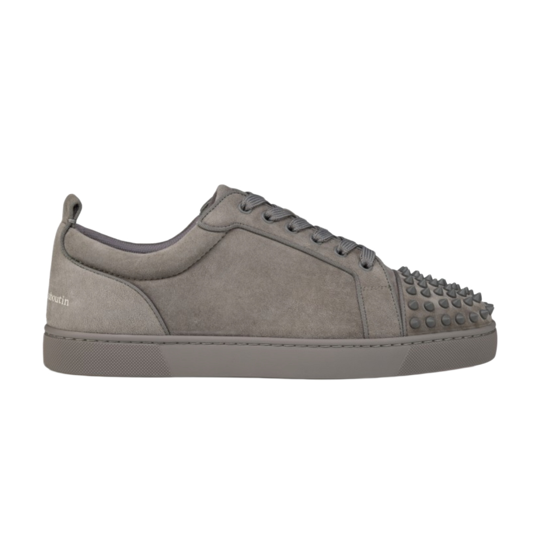Christian Louboutin 'Grey' Louis Jr Spikes Sneakers