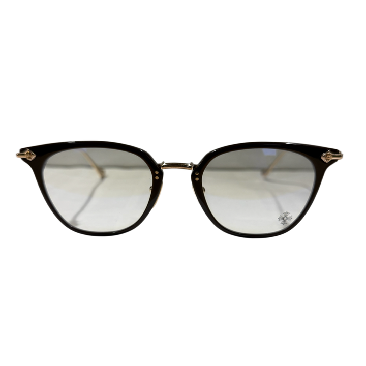 Chrome Hearts 'Shagass 51' Brown/Gold Glasses