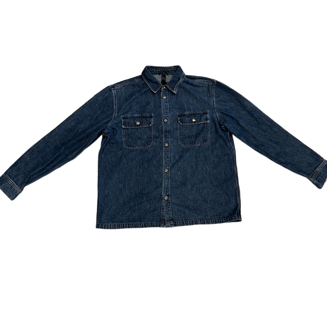 Chrome Hearts 'Blue' Denim Button Up Shirt
