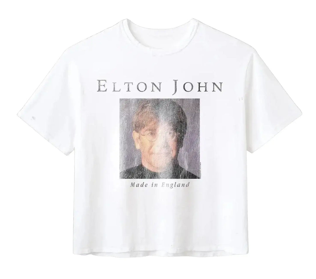 Gold+Vintage Gallery Raspberry Hills 'Elton John' Tee