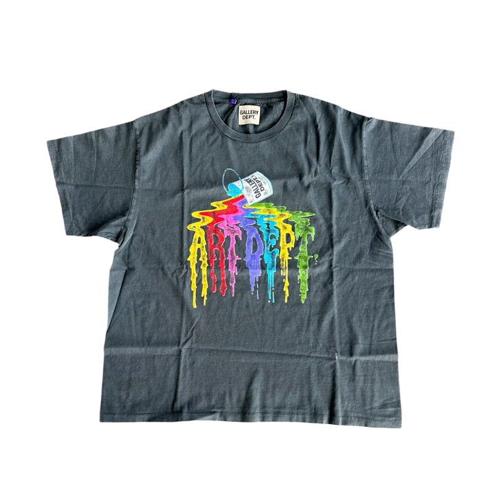 Gallery Dept 'Black' Multicolor Paint Supply Tee