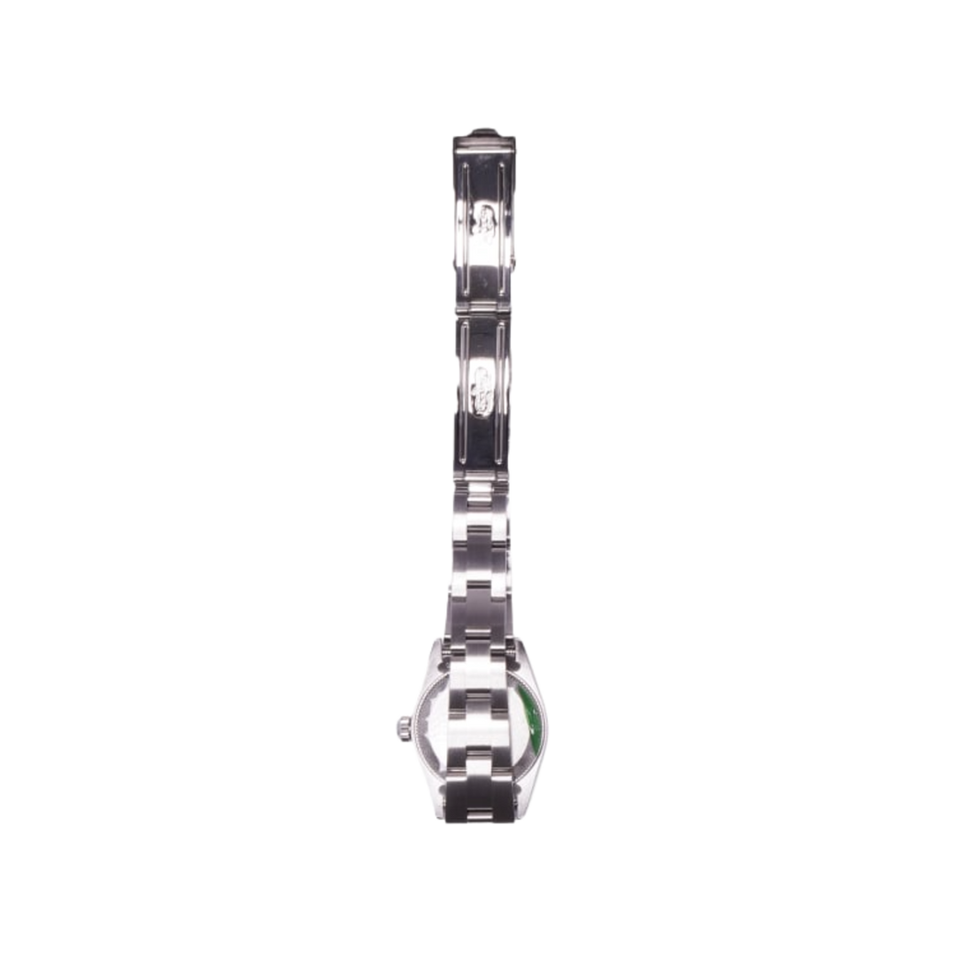Rolex 'Salmon Dial' 26 Smooth Bezel Steel Oyster Bracelet Ladies Watch 76080