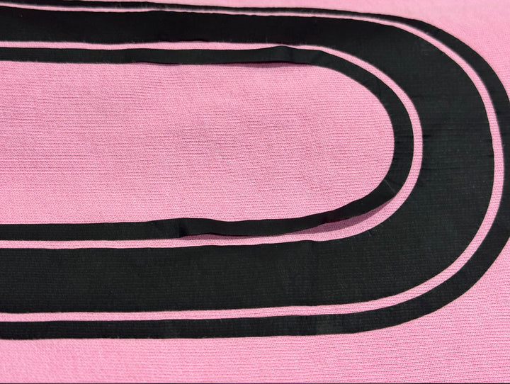 Balenciaga 'Pink Paris' Soccer Zip Up Hoodie