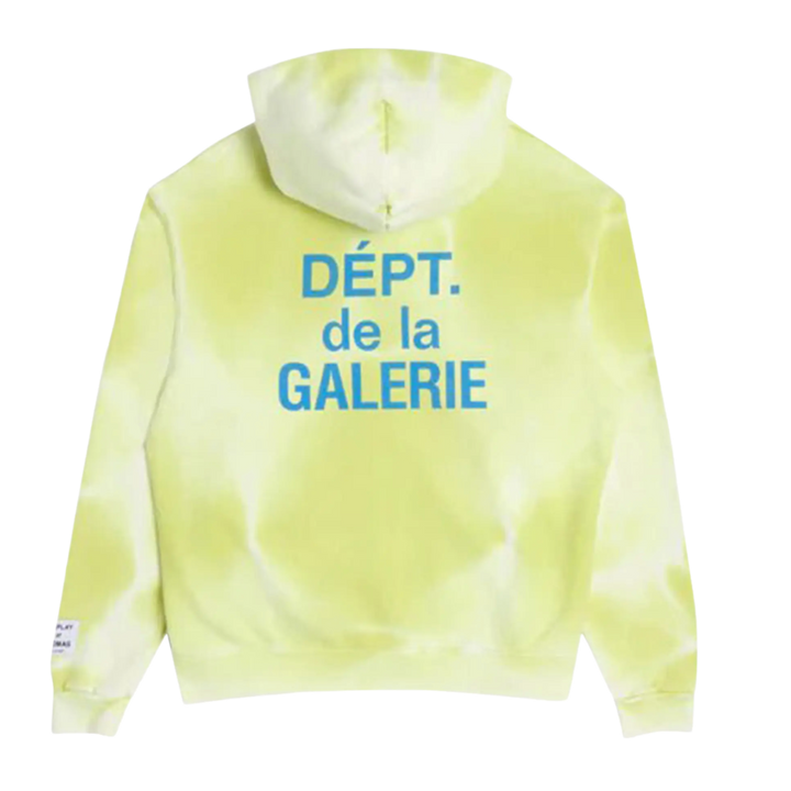 Gallery Dept. French Zip Hoodie 'Lime Green'