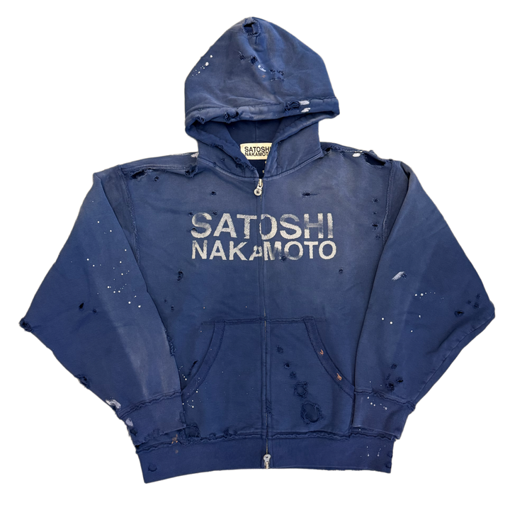 Satoshi Nakamoto 'Blue' Luke Zip-Up