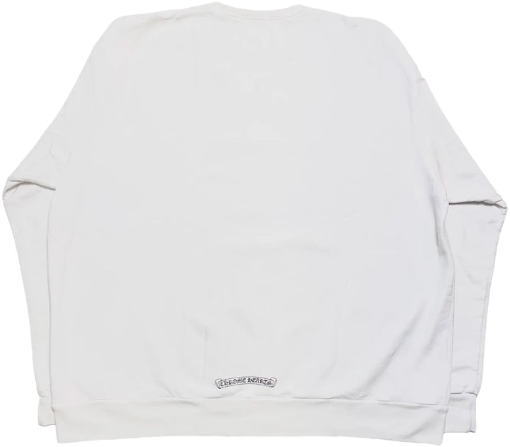 Chrome Hearts 'Love You' Neck Logo White Crewneck
