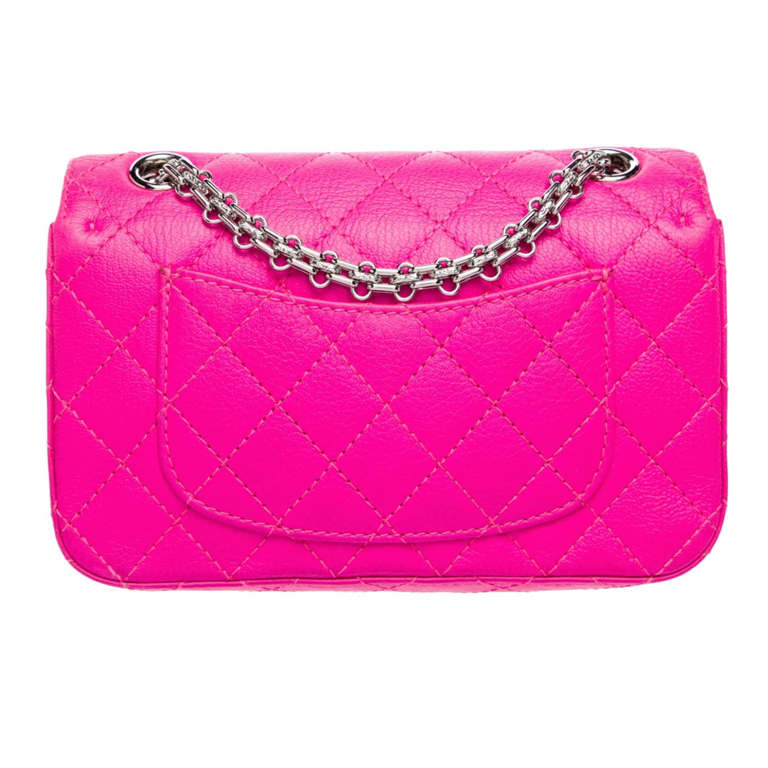 Chanel 19K 'Neon Pink Reissue' Mini Flap Bag