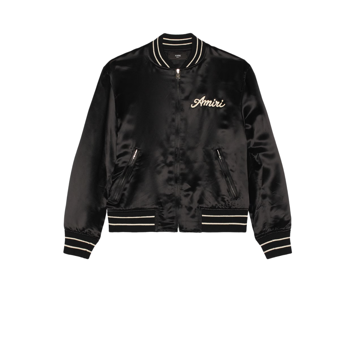 Amiri 'Black' Club Hollywood Bomber Jacket