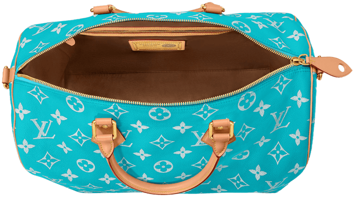 Louis Vuitton 'Turquoise' Speedy P9 Bandouliére 50 Duffle Bag