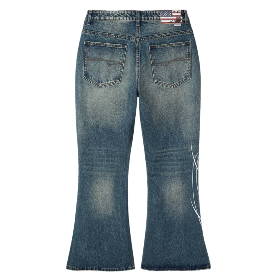Gold+Vintage Gallery Raspberry Hils 'Miley Cyrus' Jeans