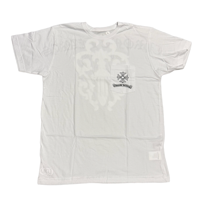 Chrome Hearts 'USA Dagger' White Pocket Tee