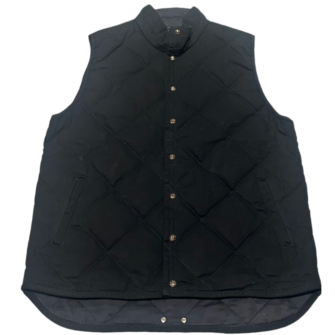 Chrome Hearts 'Teenage Kicks' Quilted Down Vest Black