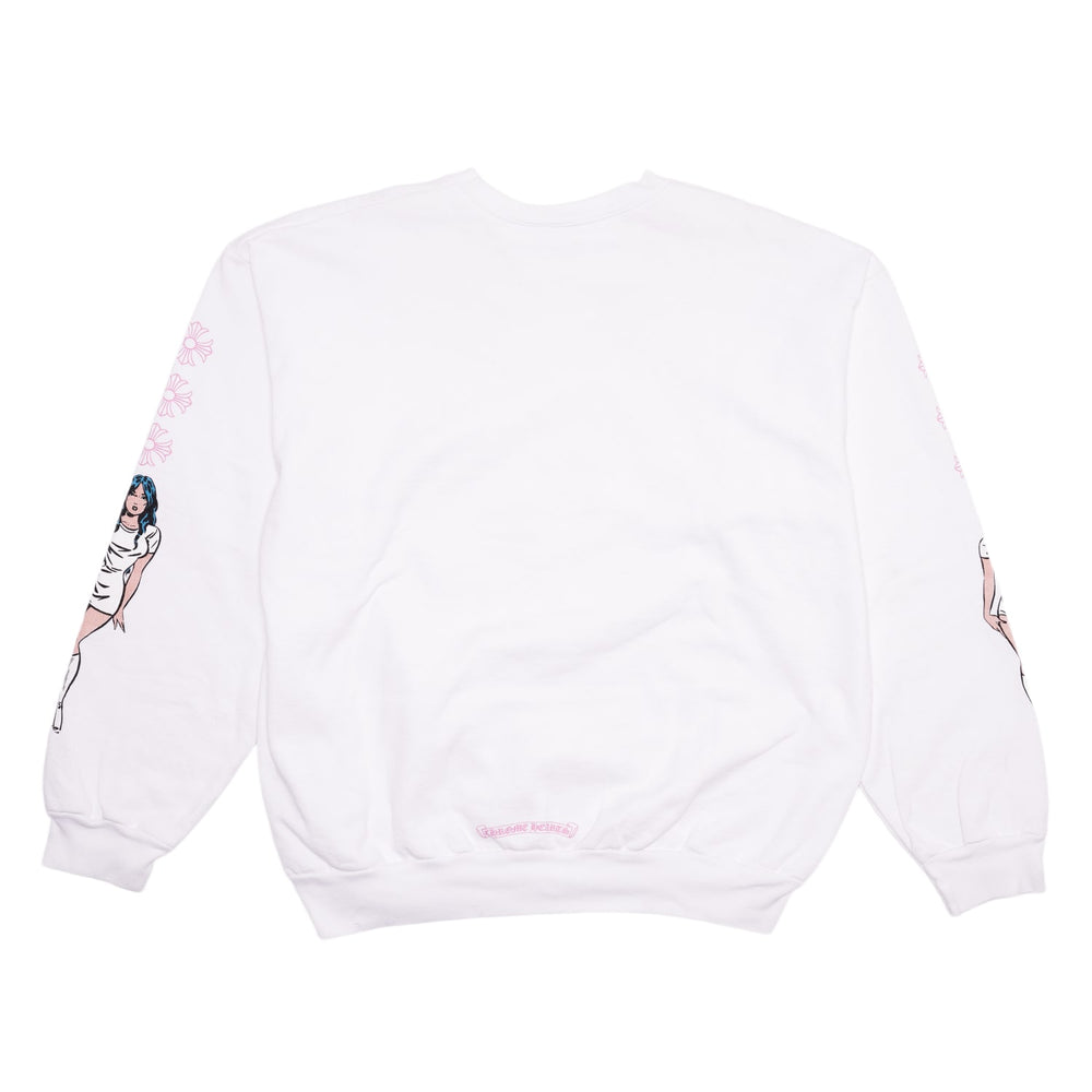 Chrome Hearts 'Sugar Jones' White Crewneck
