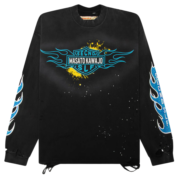 SeCND SLF x Masata Kawajo Firestorm Vintage Long Sleeve Tee