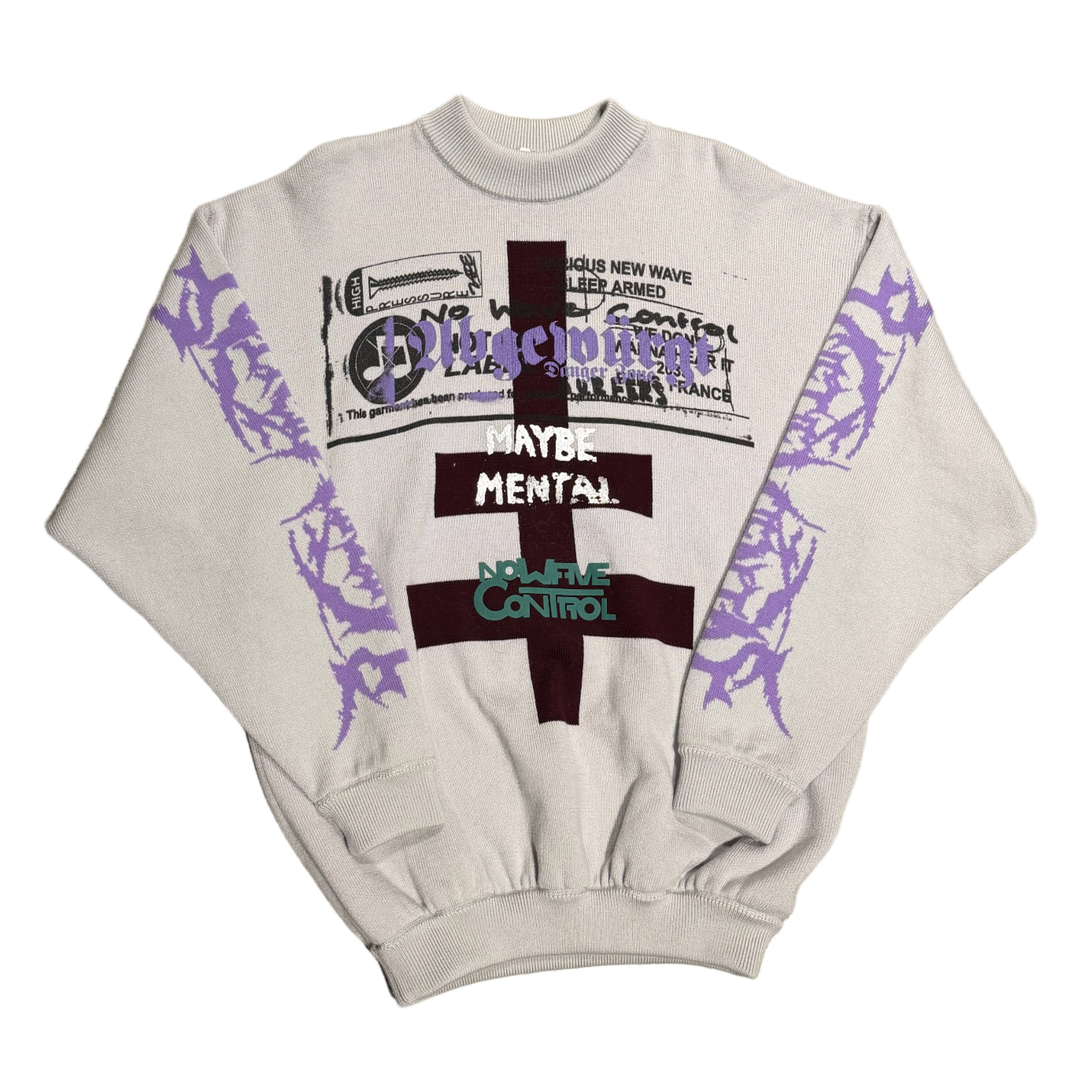 Vetements 'Maybe Menta' Grey Sweater