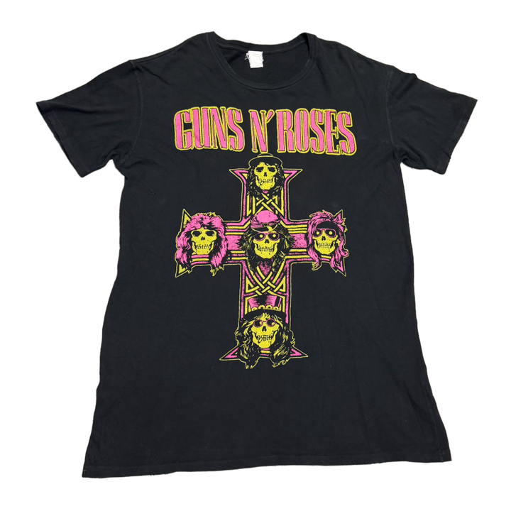 Madeworn 'Guns N Roses' Neon Cross Jersey Tee