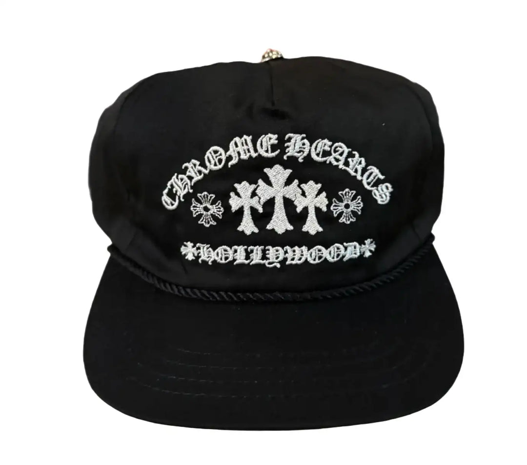 Chrome Hearts 'Black' Embroidered Gas Station Hat