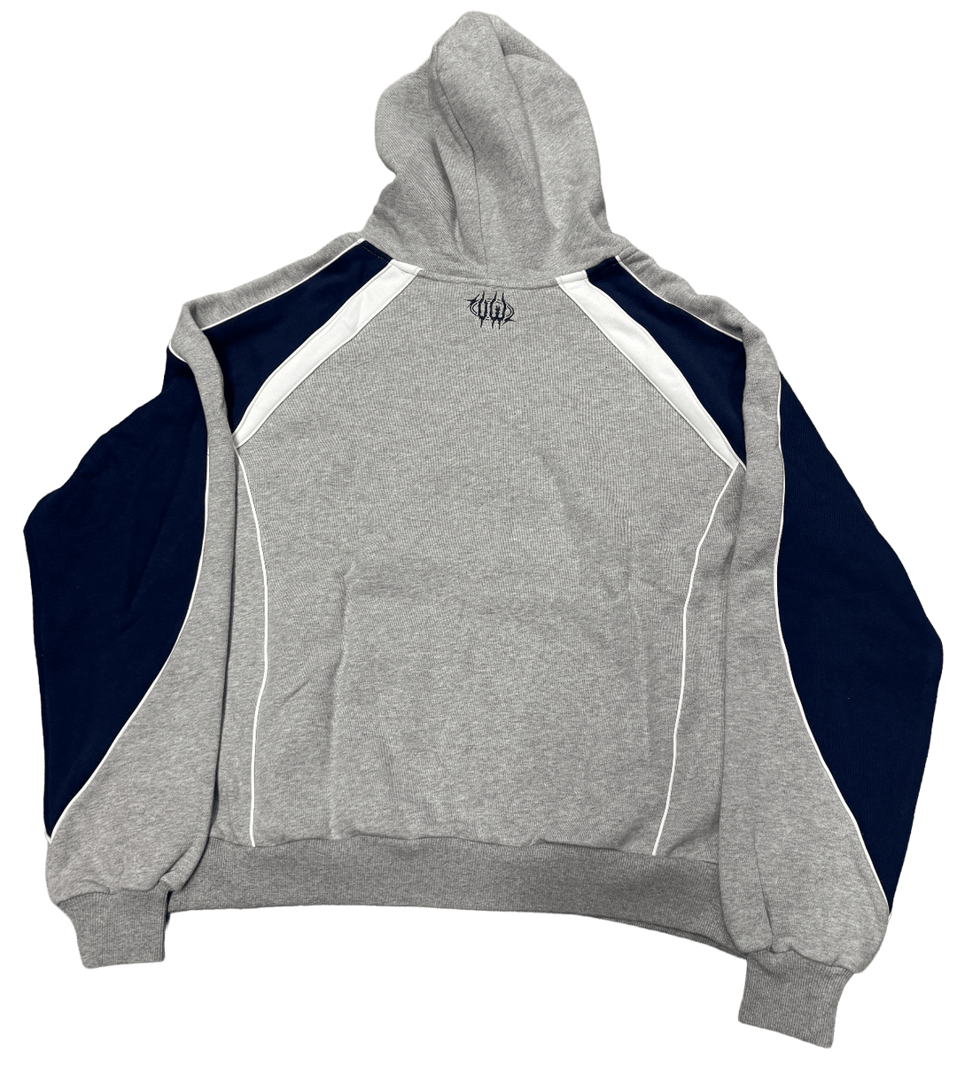 Ultra Wrld 'Navy Panel' Zip Up Hoodie