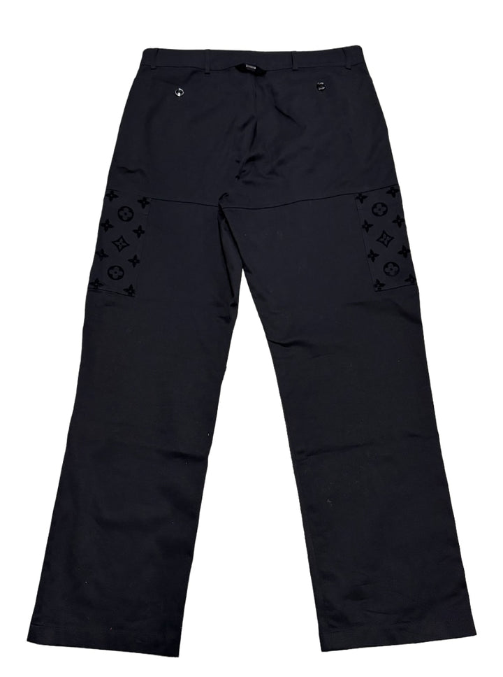 Louis Vuitton Flocked Cotton Workwear Pants