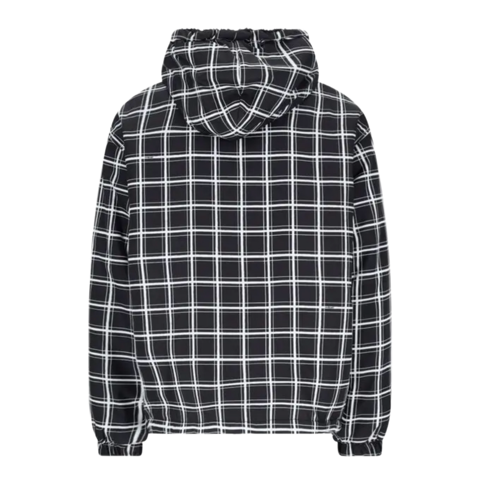 Marni 'Checkered' Black Hooded Jacket