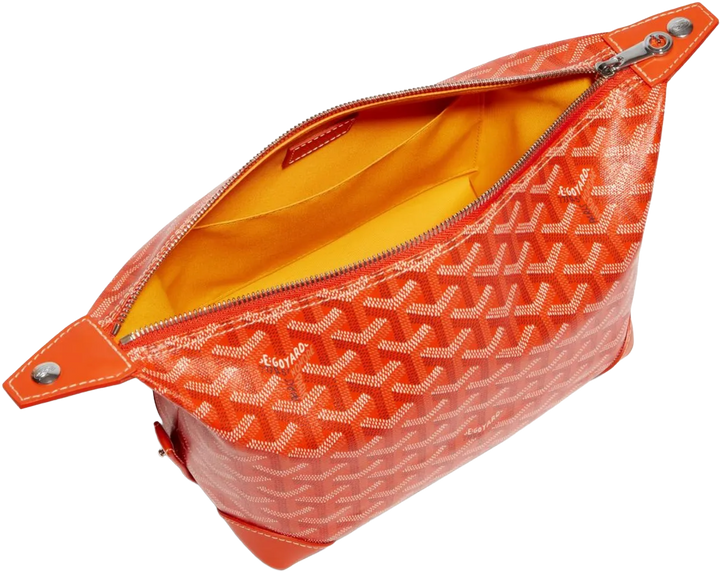 Goyard 'Orange' Bowling 25 Toiletry Bag