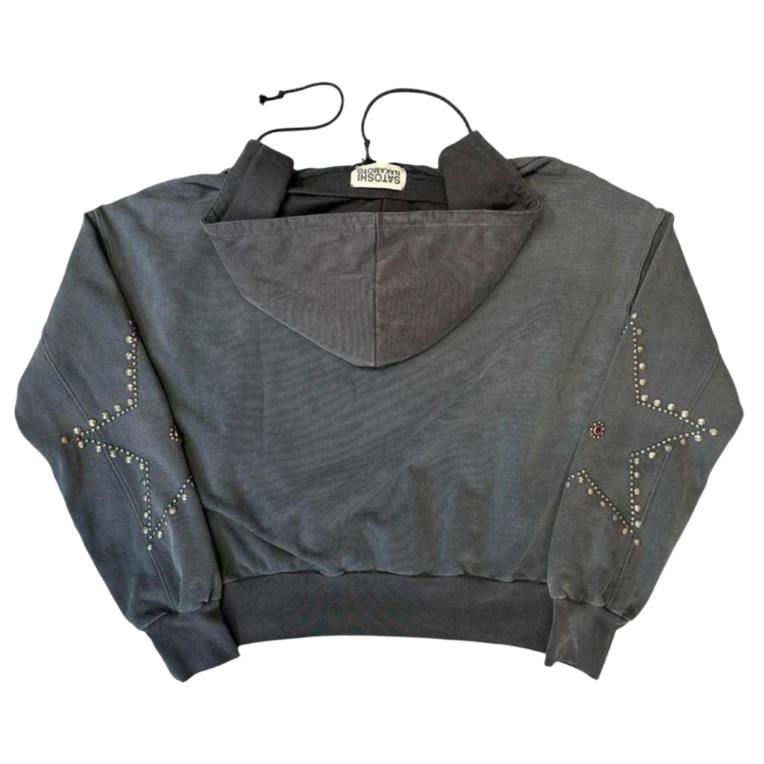 Satoshi Nakamoto 'Star Studded' Black Hoodie