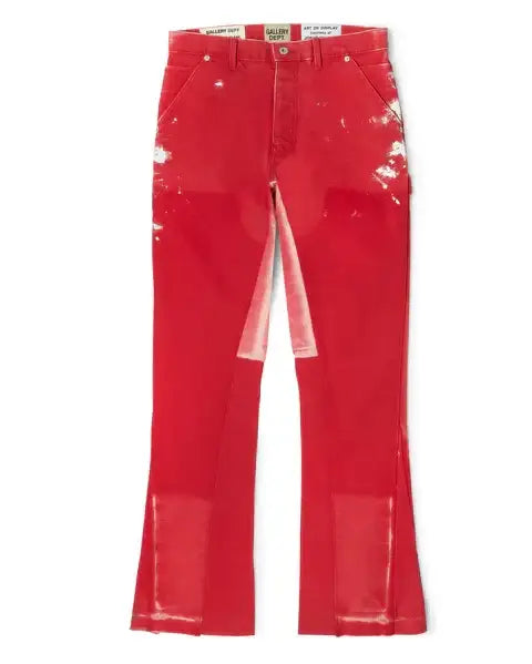 Gallery Dept 'Carpenter Flare' Red Jeans