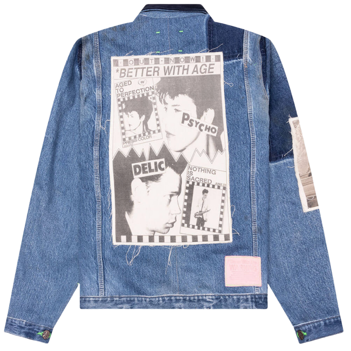 Better With Age 'Rock City Indigo' Reconstructed Denim Jacket