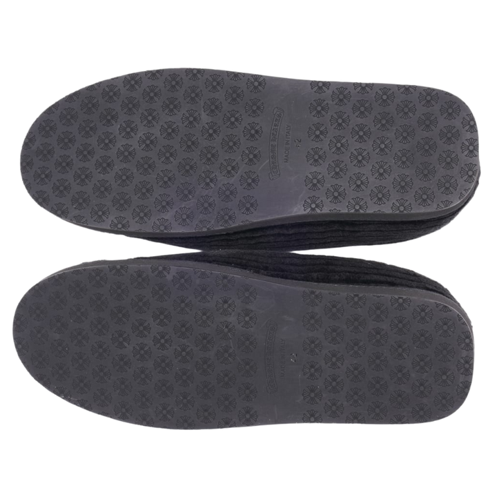 Chrome Hearts 'Black' Dagger Slippers