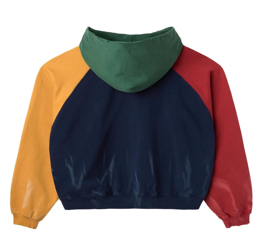 Gold + Vintage Gallery Raspberry Hills 'Color Block' Zip Up Hoodie