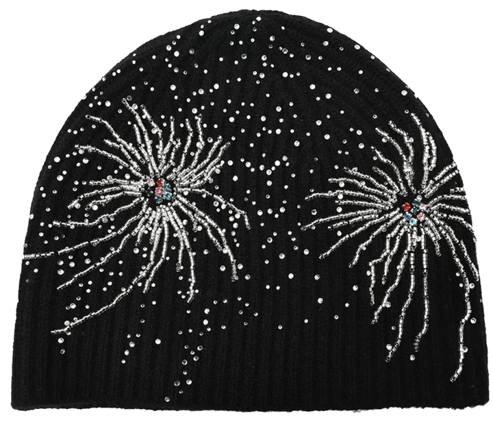 Birth of Royal Child 'Fireworks Studded' Black Beanie