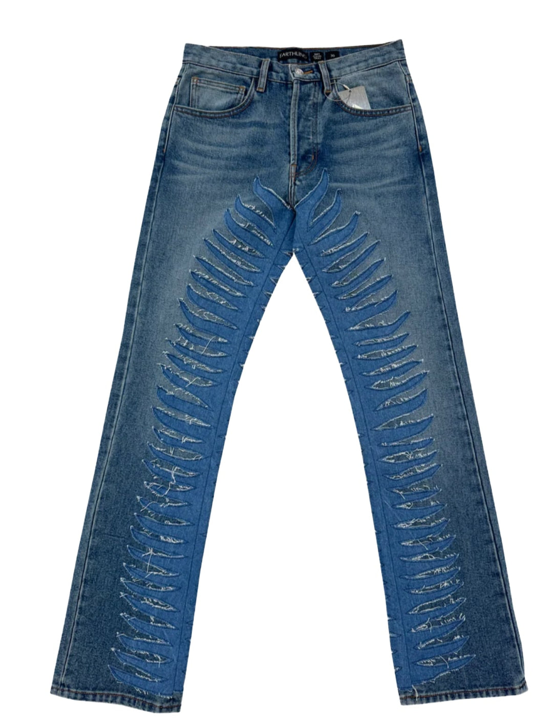 Earthling VIP 'Sun-Ray' Blue Jeans