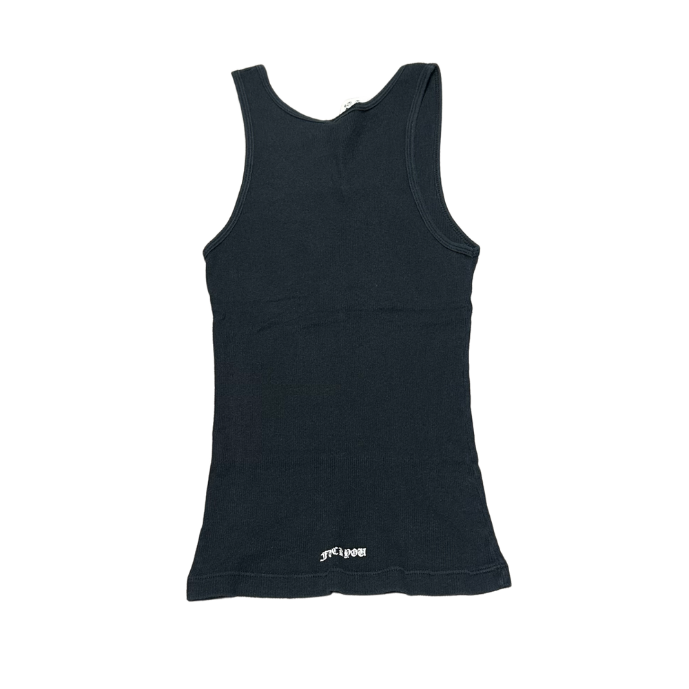 Chrome Hearts 'Black' Vintage Floral Heart Tank Top