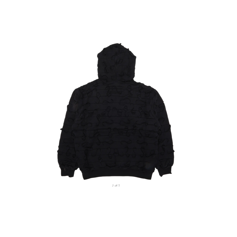 Supreme 'Black' Griffin Zip Up Hoodie