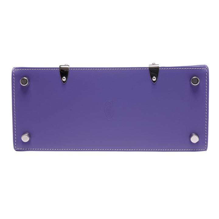 Goyard Saigon Structure 'Embroidered Blueberry Purple' Numbered Mini Bag
