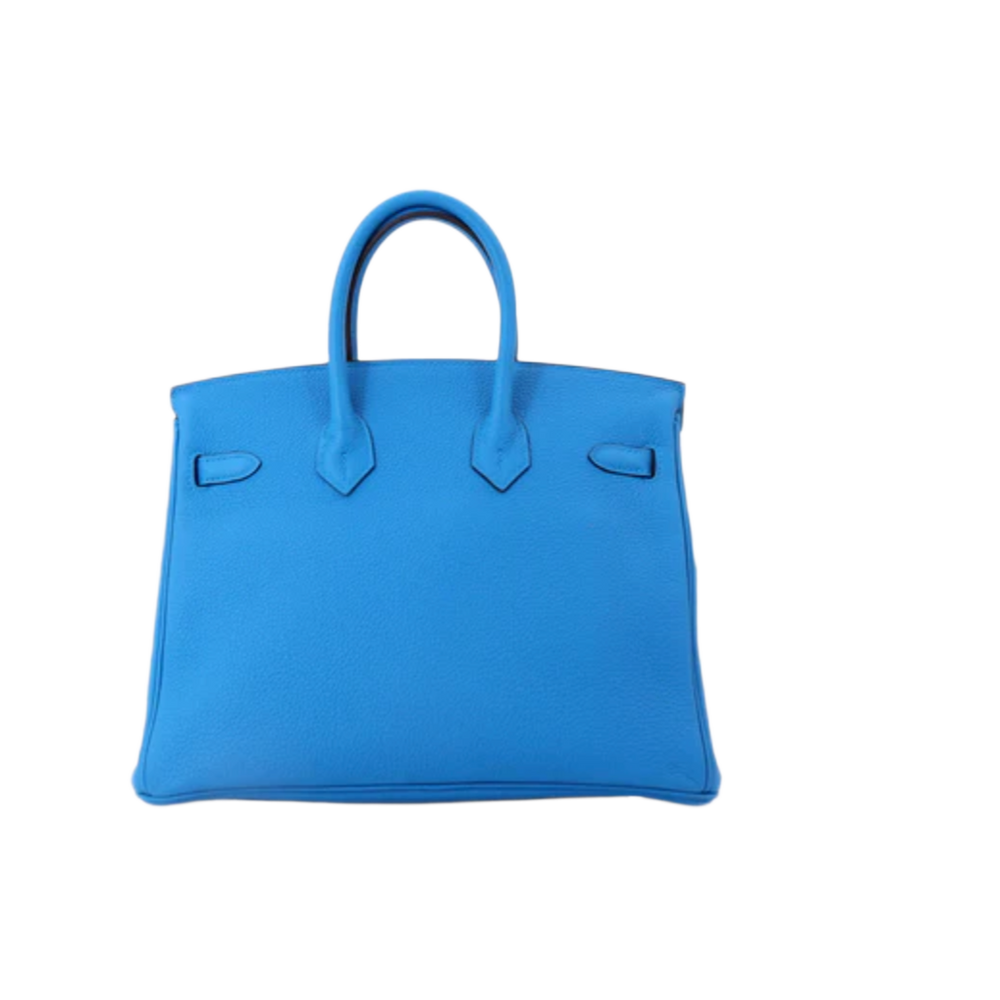 Hermès 'Bleu Zanzibar' Palladium Hardware Birkin 25