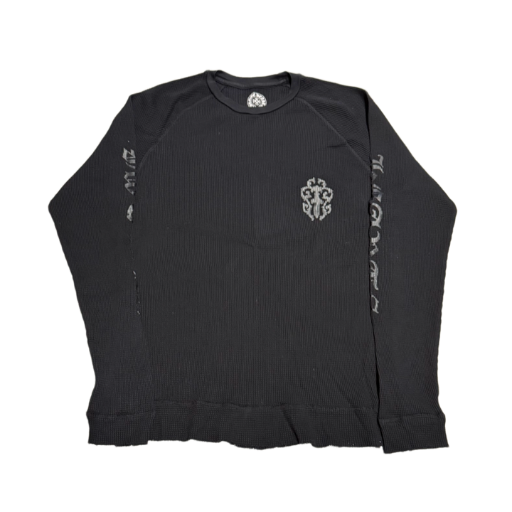 Chrome Hearts 'Black Dagger' Thermal Black Longsleeve