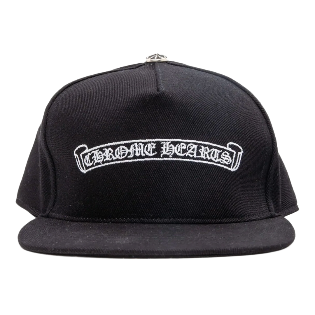 Chrome Hearts 'Black' Embroidered Scroll Hat